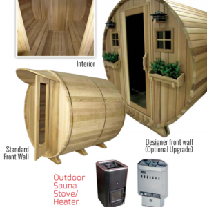 Country Living Barrel Sauna